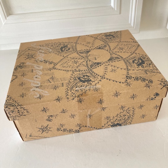 Free People Elle Block Heel Leather Boots In Natural Cane Sz 39 - Picture 2 of 12